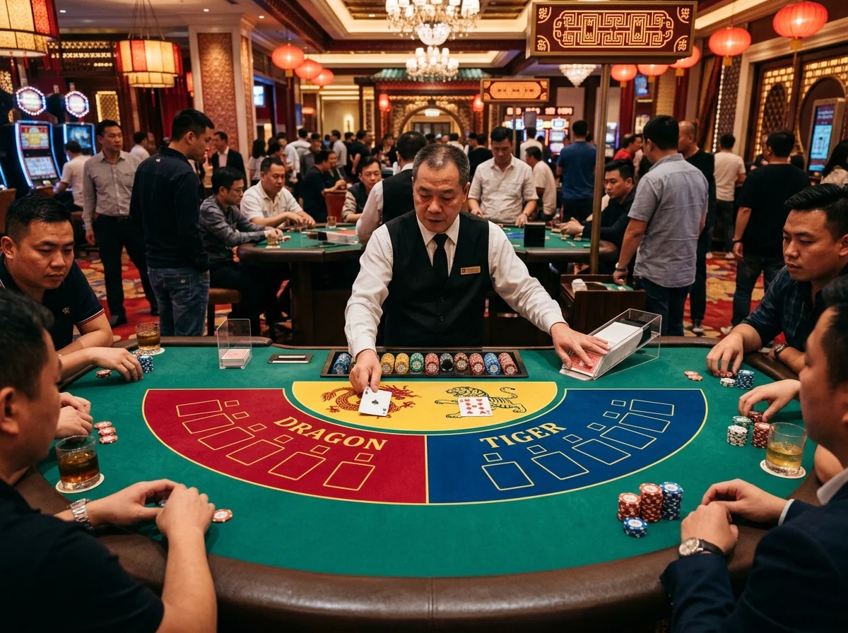 Dragon Tiger at Jet4bet live dealer casino